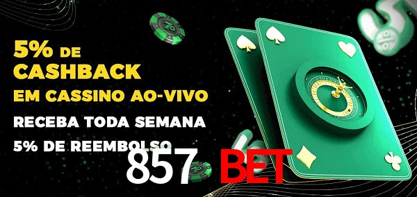Promoções do cassino ao Vivo 857 Bet